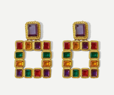 Colorblock Earrings