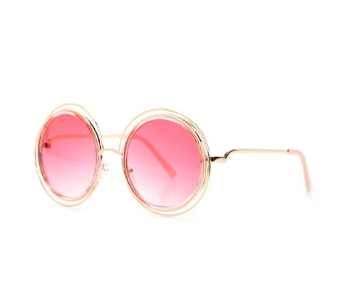 Pink hippie sunglasses